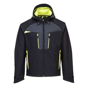   Portwest DX474 vízálló softshell munkavédelmi kabát - Fekete