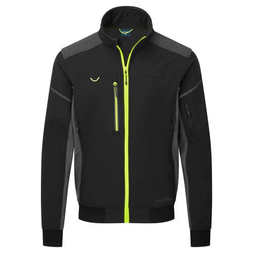 Portwest EV464 vízálló softshell bomber munkavédelmi dzseki - Fekete