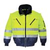 Portwest PJ50 Hi-Vis 3in1 vízálló jól láthatósági pilóta dzseki - Narancs/Navy