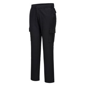   Portwest S231 Stretch Slim Fit Combat pamut munkavédelmi nadrág - Fekete
