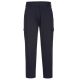 Portwest S233 Stretch Slim Fit Cargo pamut női munkásnadrág - Fekete