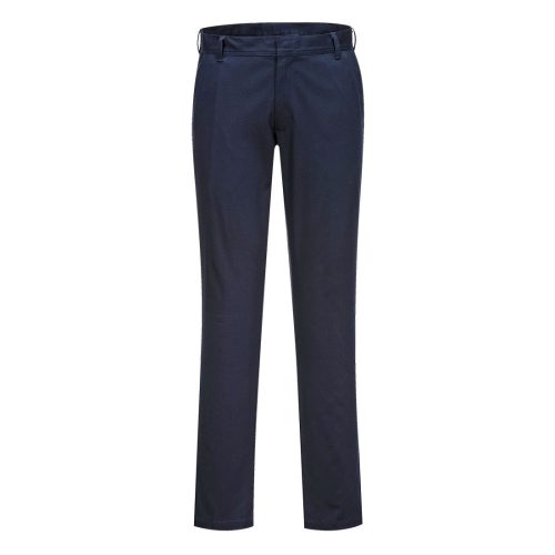 Portwest S235 Stretch Slim Fit Chino pamut női munkásnadrág - sotet-navy