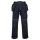 Portwest T602 Holster lengőzsebes munkásnadrág - Navy/Fekete
