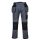 Portwest T602 Holster lengőzsebes munkásnadrág - Szürke/Fekete 