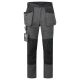 Portwest T719 Slim Fit munkásnadrág - Mole szürke