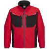 Portwest T750 Softshell vízálló munkavédelmi kabát - Mélypiros