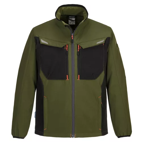 Portwest T750 Softshell vízálló munkavédelmi kabát - Mélypiros