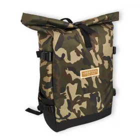   Dressa Rolltop laptoptartós csavart tetejű hátizsák - camo