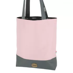   Dressa Bag női shopper táska cipzáros zsebbel - rózsaszín