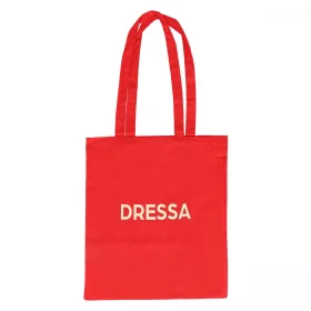 Dressa Shopping Bag pamutvászon bevásárló táska - piros