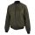 Dressa Vintage cipzáros női bomber dzseki - khaki