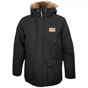 Dressa Basic szőrmés kapucnis férfi téli parka kabát