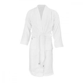   Dressa Home hosszú ujjú frottír fürdőköpeny köntös - fehér