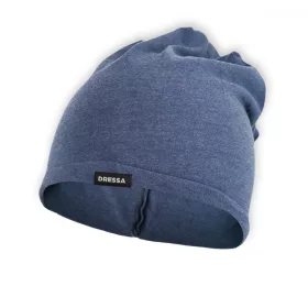   Dressa DRS hosszított biopamut vékony beanie sapka - farmerkék