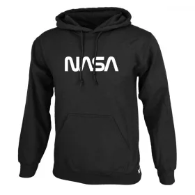 Nasa Worm nagyméretű kenguruzsebes pamut kapucnis pulóver