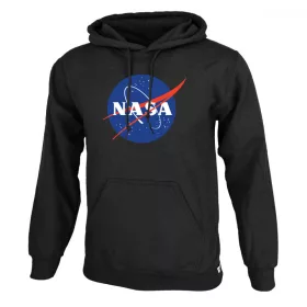   Nasa Insignia nagyméretű kenguruzsebes pamut kapucnis pulóver