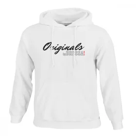   Dressa Originals feliratos kenguruzsebes pamut kapucnis pulóver