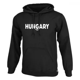   Dressa Hungary feliratos kenguruzsebes pamut kapucnis pulóver