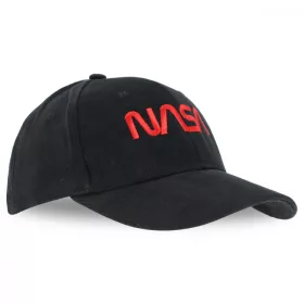 Nasa Worm Red hímzett baseball sapka