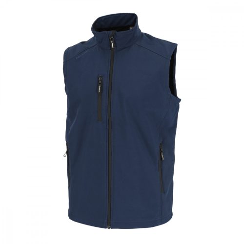 Dressa Softshell vízálló férfi mellény polár béléssel - sötétkék