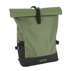   Dressa Bag laptoptartós csavart tetejű oldalzsebes hátizsák - olíva zöld
