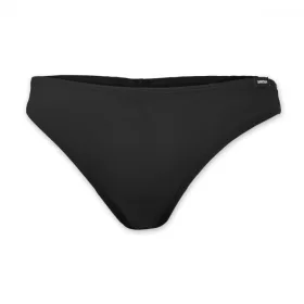  Dressa Beach varrás nélküli fenekű brazil tanga bikini alsó - fekete