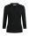 Regular Fit Mandarin Collar Top 3/4 Sleeve