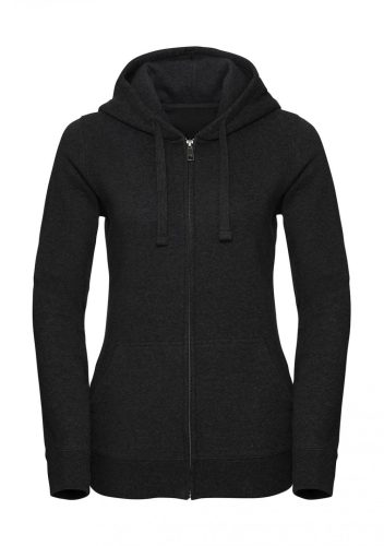 Ladies' Authentic Melange Zipped Hood Sweat