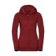 Ladies' Authentic Melange Zipped Hood Sweat