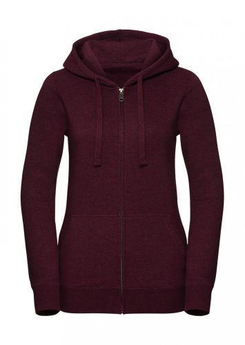 Ladies' Authentic Melange Zipped Hood Sweat