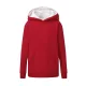 Contrast Hooded Sweatshirt Kids