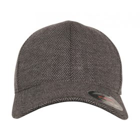 Heringbone Melange Cap