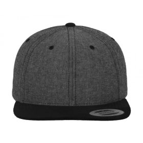 Chambray-Suede Snapback