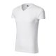 MALFINI 146 Slim Fit V-neck Póló férfi