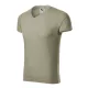 MALFINI 146 Slim Fit V-neck Póló férfi