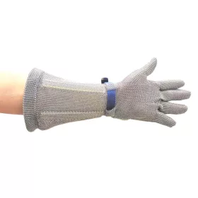   Portwest AC10 hentes kétkezes lánckesztyű alkarvédővel 45cm - 1 db - Ezüst