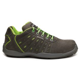   Portwest B0671 Base Ace S1PL FO SR antisztatikus munkavédelmi sportcipő - Szürke/Lime 