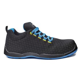   Portwest B0677 Base Marathon S3 SRC ESD antisztatikus munkavédelmi sportcipő - Fekete/Kék