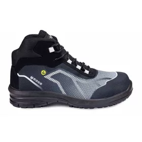   Portwest B0979E Base OREN TOP S3 ESD SRC antisztatikus munkavédelmi bakancs - Fekete/ Szürke