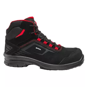  Portwest B0983A Base Dione Top S3L FO SR antisztatikus fémmenetes munkavédelmi bakancs - Fekete/Piros