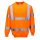 Portwest B303 Hi-Vis környakú vasúti jól láthatósági munkavédelmi pulóver - Narancs 