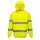 Portwest B304 Hi-Vis kapucnis vasúti jól láthatósági munkavédelmi pulóver - Sárga  
