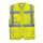 Portwest C376 Hi-Vis Athen MeshAir vasúti jól láthatósági vezetői munkavédelmi mellény - Sárga