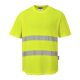 Portwest C394 Hi-Vis vasúti jól láthatósági munkavédelmi póló - Sárga 