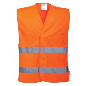   Portwest C474 Hi-Vis jól láthatósági munkavédelmi mellény - Narancs