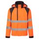 Portwest CD860 Eco Hi-Vis vízálló jól láthatósági munkavédelmi esőkabát -  Narancs/Fekete