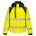 Portwest CD860 Eco Hi-Vis vízálló jól láthatósági munkavédelmi esőkabát - Sárga/Fekete