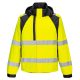Portwest CD860 Eco Hi-Vis vízálló jól láthatósági munkavédelmi esőkabát - Sárga/Fekete