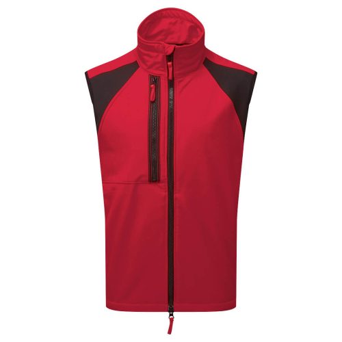 Portwest CD876 Eco bélelt softshell munkavédelmi mellény - Mélypiros