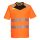 Portwest DX413 Hi-Vis rövid ujjú jól láthatósági munkavédelmi póló - Narancs/Fekete